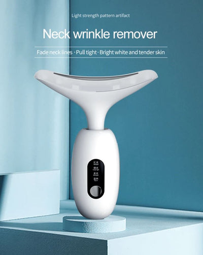 Neck Wrinkle RemoverNeck Wrinkle Remover
【Three Modes &amp; Ergonomic Design】: This facial device features three intensity strength vibrations and a streamlined design that adheres to eziziner Beautyziziner BeautyNeck Wrinkle Remover