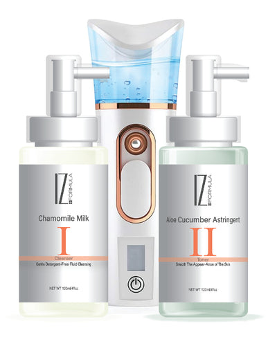 Mature and Sensitive Skin Starter PackageTwo Plus One Steps for Mature and Sensitive Skin Starter Package
Step One Chamomile Milk
Introducing our Chamomile Milk Cleanser, an exceptional detergent-free fluidSkin careZiziner Beautyziziner BeautySensitive Skin Starter Package